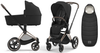 Cybex Priam 4.0 Wózek Głęboko-Spacerowy Sepia Black + Cybex Platinum Śpiworek