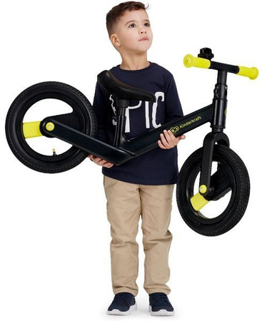 Kinderkraft GOSWIFT  Rowerek Biegowy  Black Volt + Kinderkraft Safety Kask