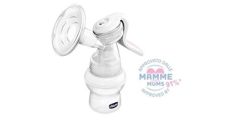 Chicco Natural Feeling  Laktator Manualny + Wkładki Laktacyjne 60 szt.