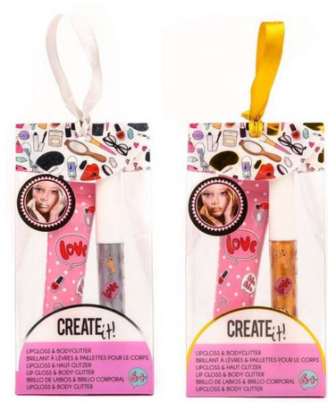 Create It! Błyszczyk + Brokat Do Ciała 