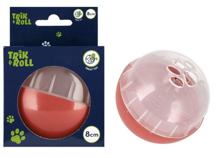 Trik&Roll Piłka na Przysmaki 8cm Czerwona