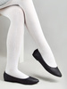 Noviti Rajstopy Bawełniane Gładkie Białe 116-122