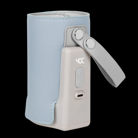 Lionelo Thermup Go Plus Przenośny Podgrzewacz Do Butelek Blue Sky