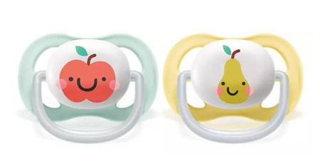 Avent Ultra Air Smoczek Uspokajający  0-6m Air Coll Fruit 