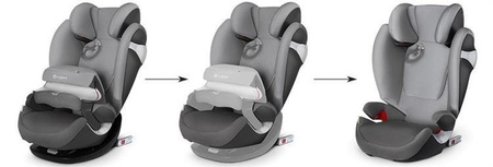 Cybex Pallas M-Fix Fotelik Samochodowy 9-36kg Happy Black