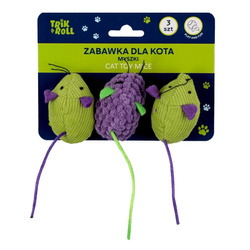 Trik&Roll Zabawka dla Kota Myszka 3szt