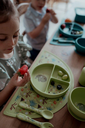 Sassi Sztućce silikonowe dla dzieci Dinozaur 