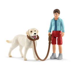 Schleich Spacer z Labrador Retriver
