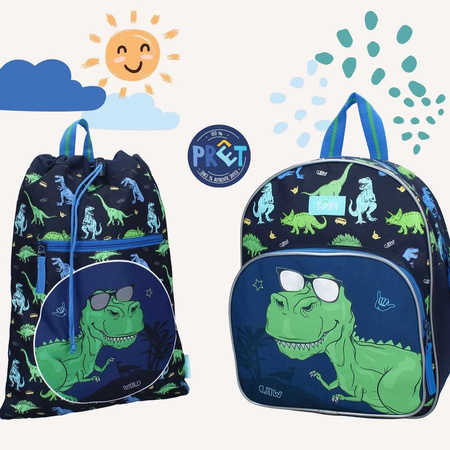 Pret Plecak dla dzieci Happy Dino blue