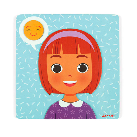 Janod Magnetyczna układanka Emocje