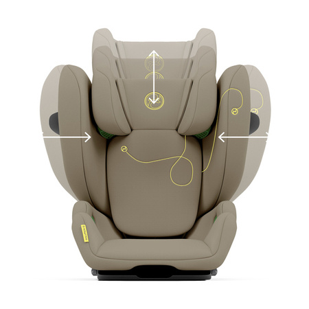 Cybex Solution G i-Fix Fotelik Samochodowy 15-50 kg Seashell Beige