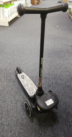 [OUTLET] Scootandride Highwaykick 2 Lifestyle Hulajnoga Trójkołowa Balansowa z Zamykanym Schowkiem 2+ Brown Lines