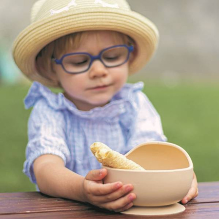 Petite&Mars Take&Match Silikonowa Miseczka z Przyssawką 6m+ Desert Sand