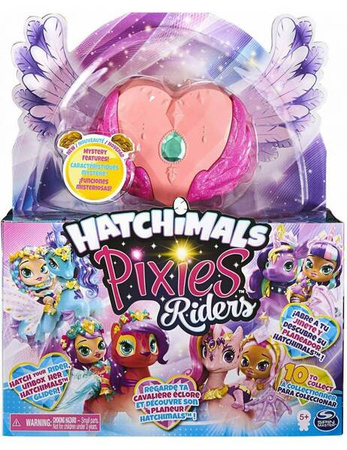 Spin Master Szkatułka Ze Zwierzątkiem Hatchimals Pixies Riders Fantastyczne Stworzenia