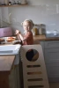Baby Wood Kitchen Helper M Naturalny