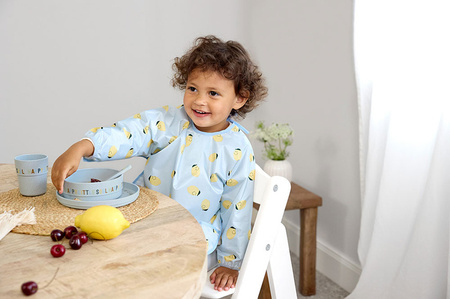 Lassig Zestaw śliniaków z długim rękawem 2szt. 6m+ Happy Fruits Lemon