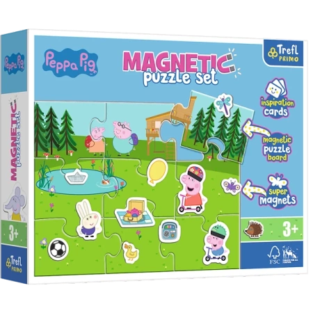 Trefl Puzzle Primo Magnetyczne Świnka Peppa Zabawy Peppy