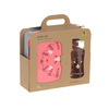 Lassig Zestaw Na Lunch Lunchbox + Butelka Tritanowa Bidon 460ml About Friends Dinozaur Różowy