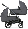 Joolz Geo 3 Twin Wielofunkcyjny Wózek Głęboko-Spacerowy dla Bliźniąt 2w1 Stone Grey