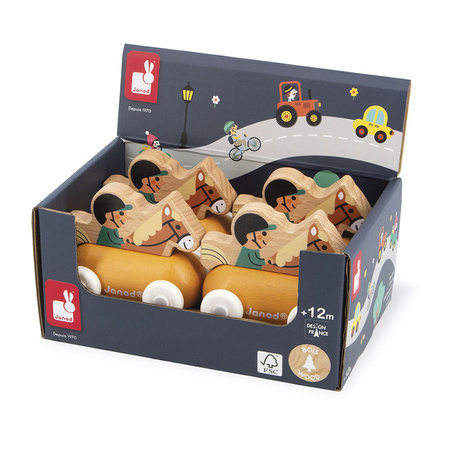 Janod Pojazd Jeździec konny Góry Cross Roads 12m+