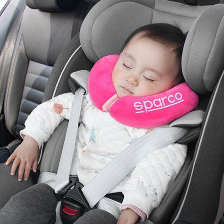 Sparco Poduszka Podróżna Kołnież Do Auta Różowy