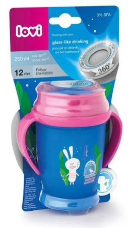 Lovi Kubek 360' Junior 250ml Follow The Rabbit 1/544new