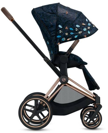 Cybex e-Priam 4.0 Wózek Głęboko-Spacerowy Rama + Tapicerka + Gondola 2w1 Jewels of Nature