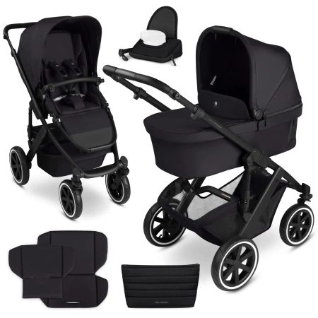 ABC Design Salsa 5 Air Wózek Głęboko-Spacerowy 2w1 Coal