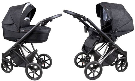 Coletto Craft Wózek Głęboko-Spacerowy 2w1 C-03 Czarna Rama