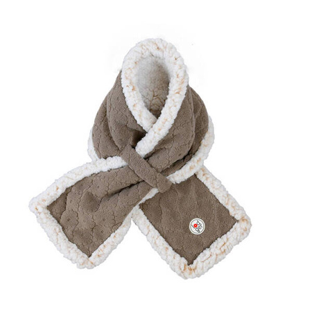 Lodger Fleece Dwuwarstwowy Szaliczek z Polaru Brązowy Buffalo