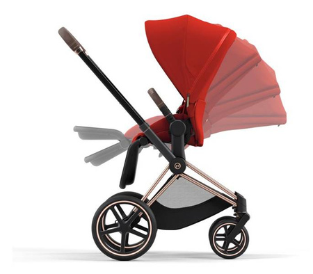 [OUTLET] Cybex Priam 4.0 Wózek Spacerowy Autumn Gold - stelaż Chrome