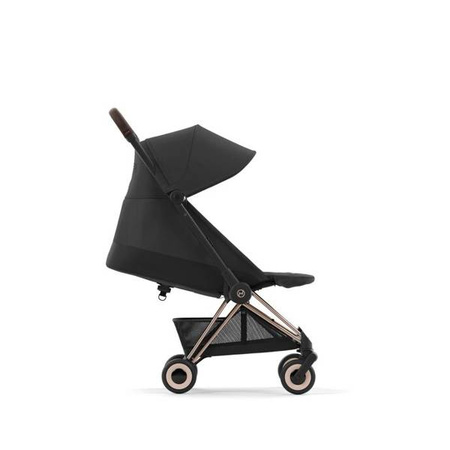 Cybex Coya Wózek Spacerowy Rama Rosegold Sepia Black + Cybex Coya Moskitiera Black