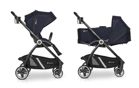 Euro-Cart Crox Wózek Głęboko-Spacerowy 2w1 z miękką gondolą Cosmic Blue