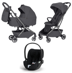 Carrello Magia CRL-6555 Wózek Głęboko-Spacerowy 2w1 + Cybex Cloud T I-Size Plus Fotelik Samochodowy
