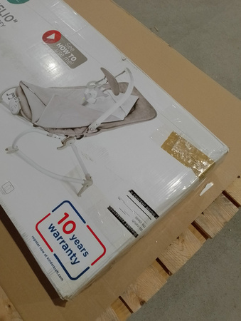 [OUTLET] Kinderkraft Felio Leżaczek 0-18kg Stone Grey