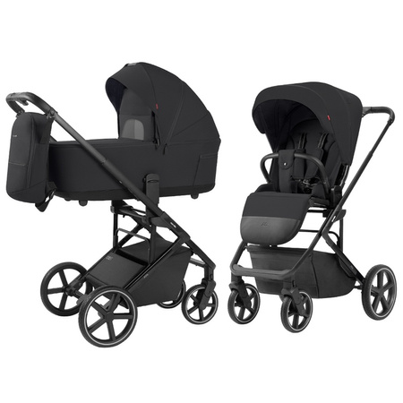 Carrello Alfa CRL-6522 Wózek Głęboko-Spacerowy 2w1 Rock Black