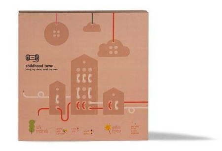 Babai Drewniana Zabawka Sznurowanka Zestaw Naturalny