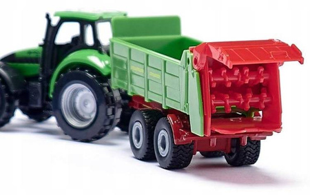 Siku Traktor Z Przyczepą S1673 