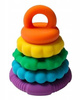 Jellystone Silikonowy Gryzak Wieża Tęczowy