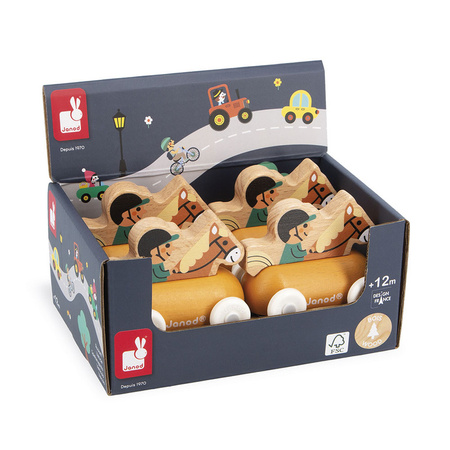 Janod Pojazd Jeździec konny Góry Cross Roads 12m+