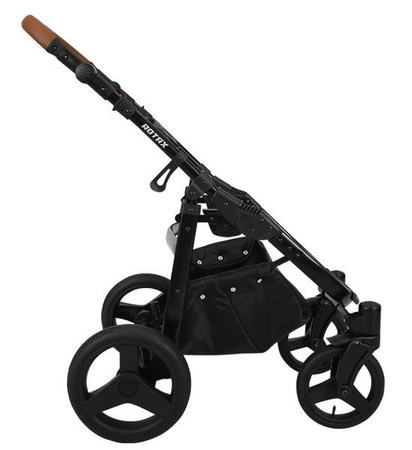 Kunert Rotax Wózek Głęboko-Spacerowy Arbuzy + Biały Biała Rama Koła Żelowe