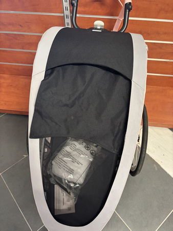 [OUTLET] Cybex Zeno Wielofunkcyjna Przyczepka Do Biegania Do Roweru Cybex Sports Silver Pink