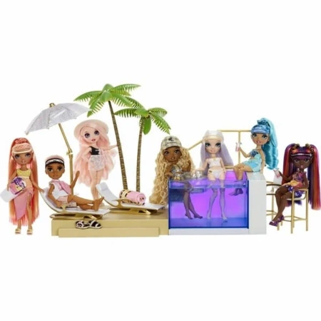 Rainbow High Color Change & Beach Club Playset Bas