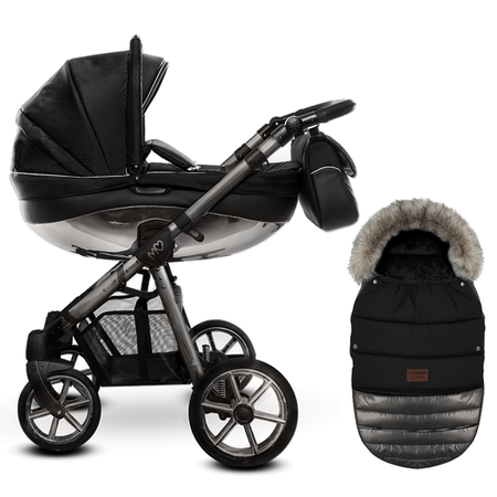 Babyactive Śpiwór Duży  Glossy Black Nikiel DS_04