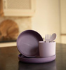 Bo Jungle Zestaw Naczyń BioPlastik CPLA purplepink 