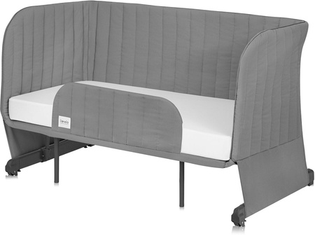 Lionelo Thomi Plus - wielofunkcyjne łóżeczko dziecięce 5w1 | Grey Concrete
