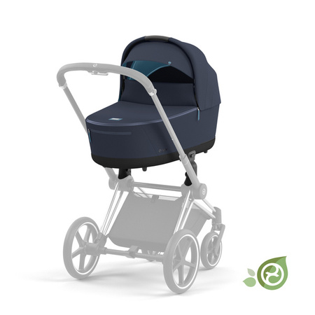 Cybex Conscious Green Leaf Priam 4.0 Gondola Do Wózka Eco Dark Navy
