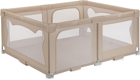 Lionelo Florence - duży, składany kojec dla dzieci 150x180 cm | Beige Sand