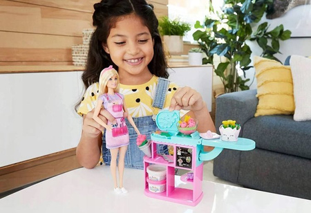 Barbie Kwiaciarnia + Lalka Zestaw GTN58