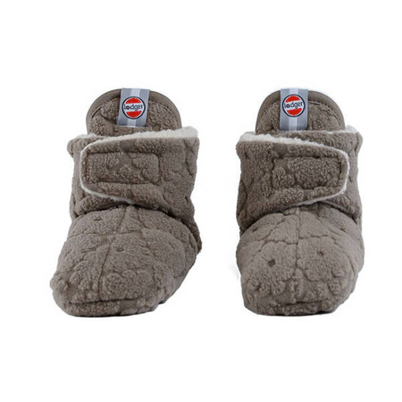 Lodger Fleece Polarowe Buciki Kapcie 3-6 msc Brązowe Buffalo